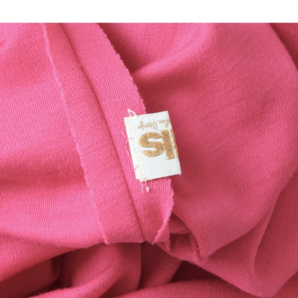 Bonnie Cashin for Sills Suit Pink Wool Knit Raglan Sleeve Top + Skirt Vintage - Picture 6 of 7